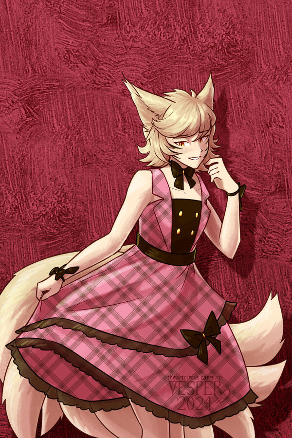 Lined + Colored, Shading, 2024; character owned by MC-Ash-Tray on Toyhouse