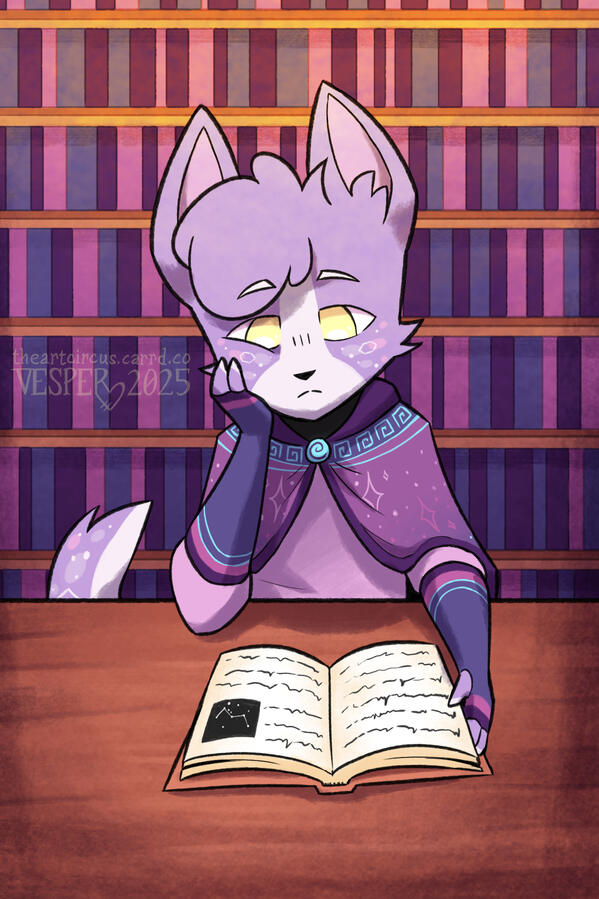 Lined + Colored, Shading, Simple Background, Props, 2025; character belongs to MathematiCool on Toyhouse